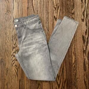 Grey high waisted skinny jeans refuge